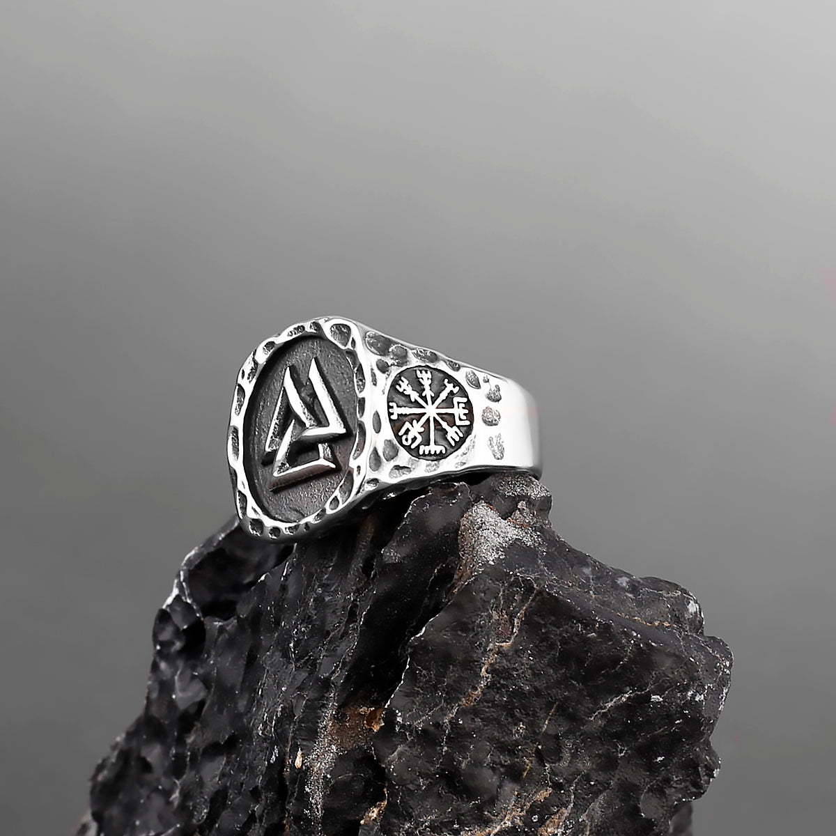 Viking Valknut Ring