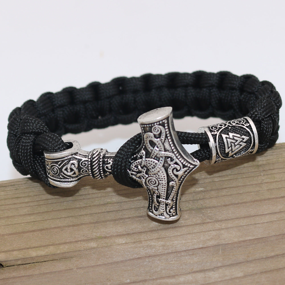 Viking Celtic Thor's Hammer Mjolnir Accessories Bracelets Valknut