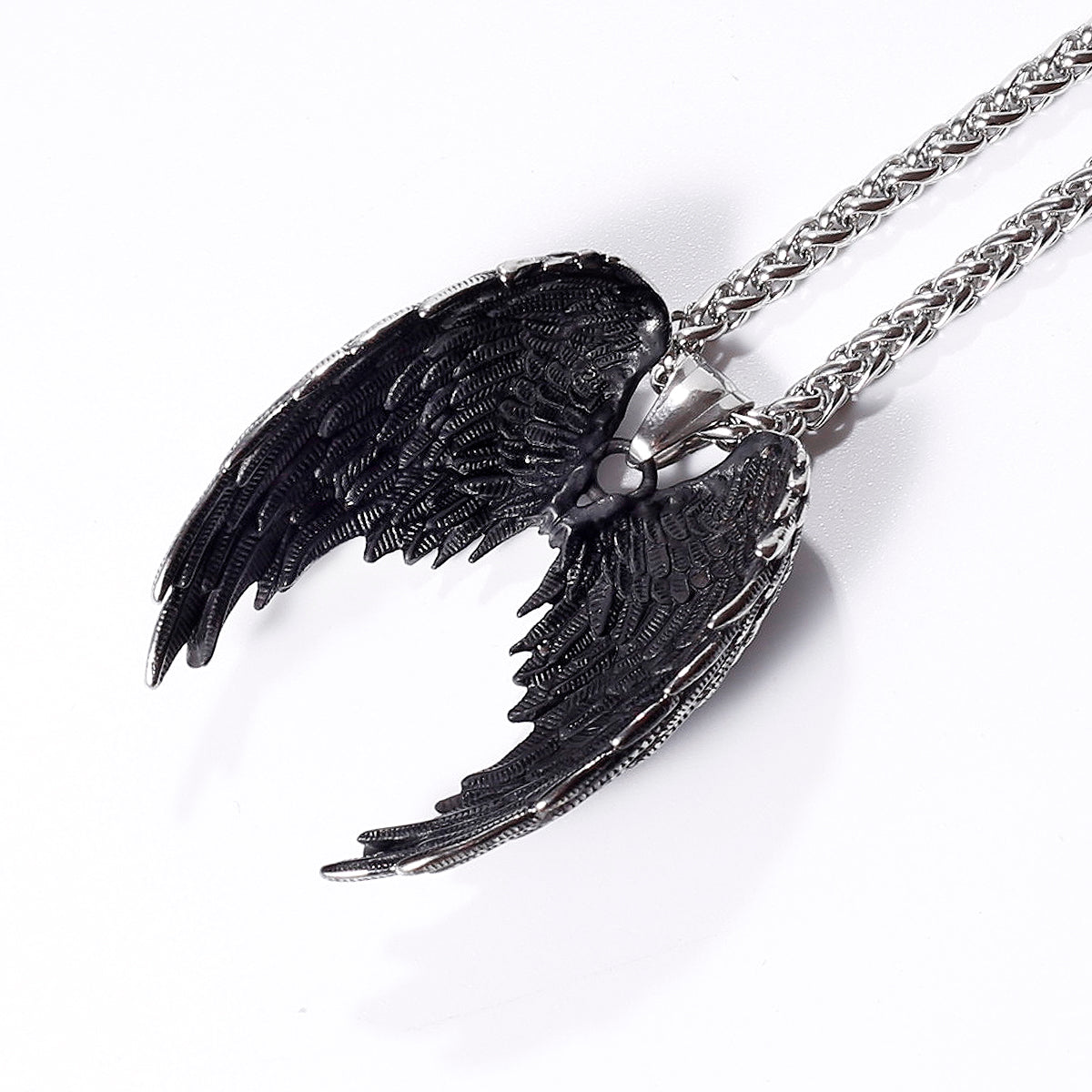 Retro Angel Wings Pendant handmade Necklace