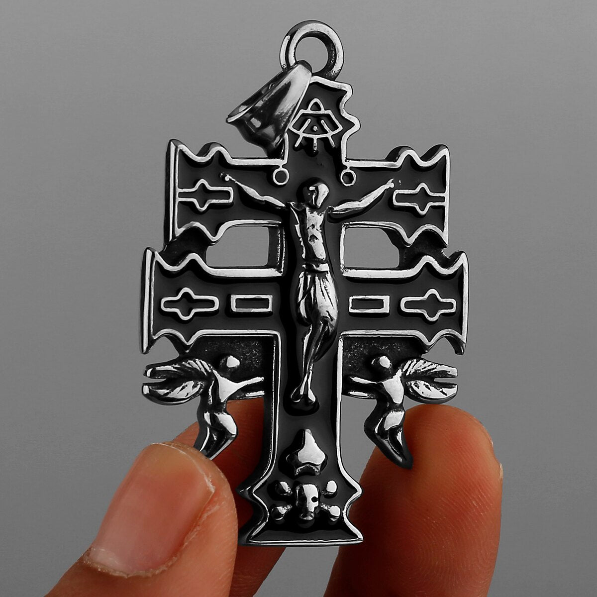 Patriarchal cross Pendant Necklace