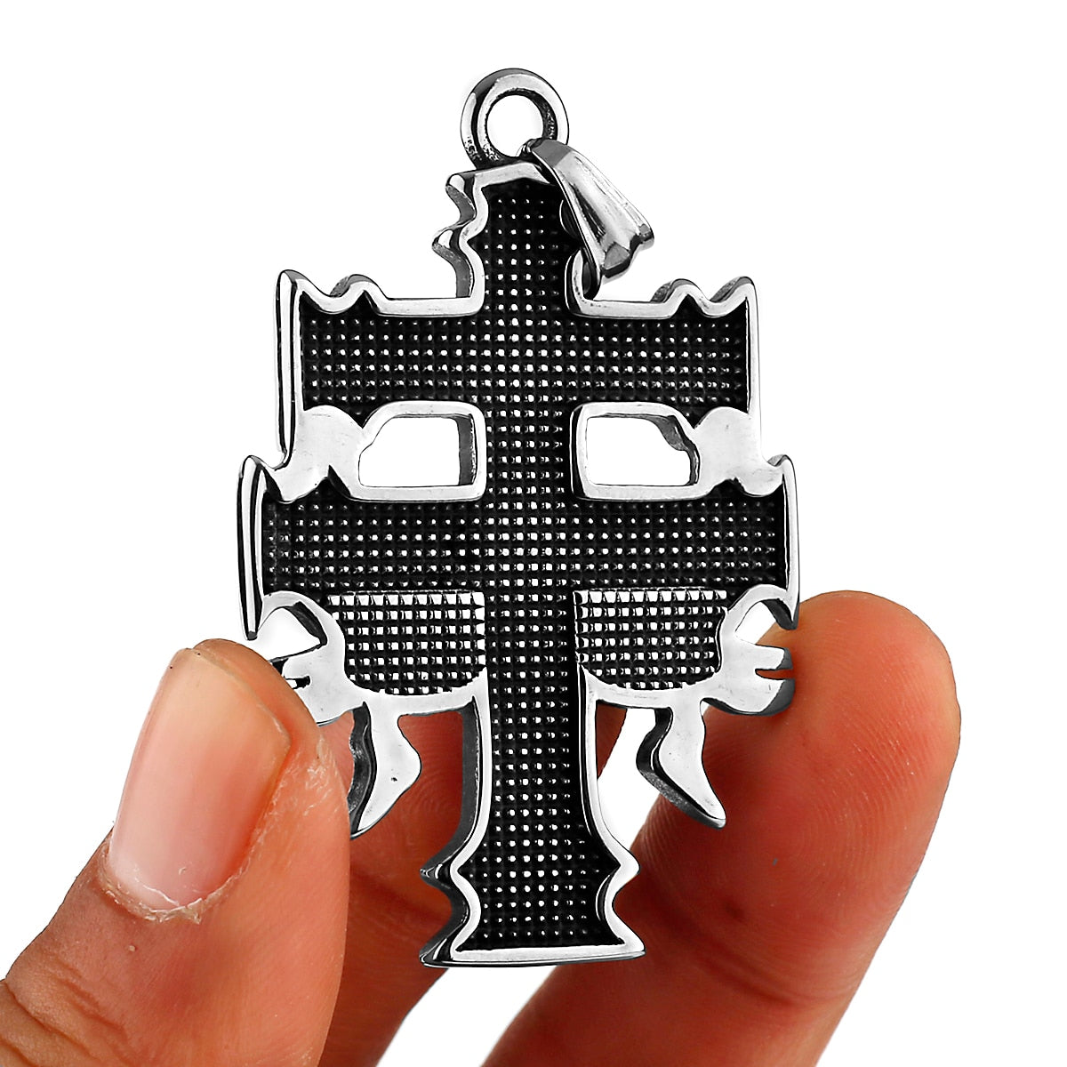 Patriarchal cross Pendant Necklace