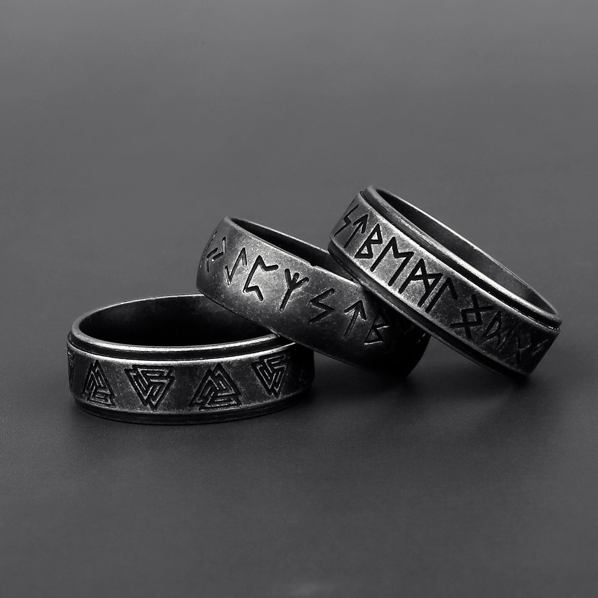 Viking Amulet Rune Retro Ring Jewelry