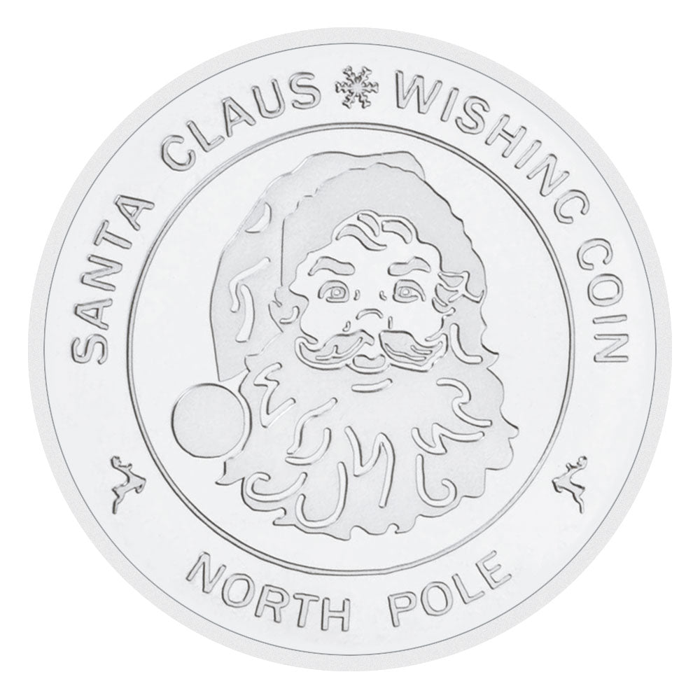 Santa Claus Wishing Coin Commemorative Coins Merry Christmas Souvenirs