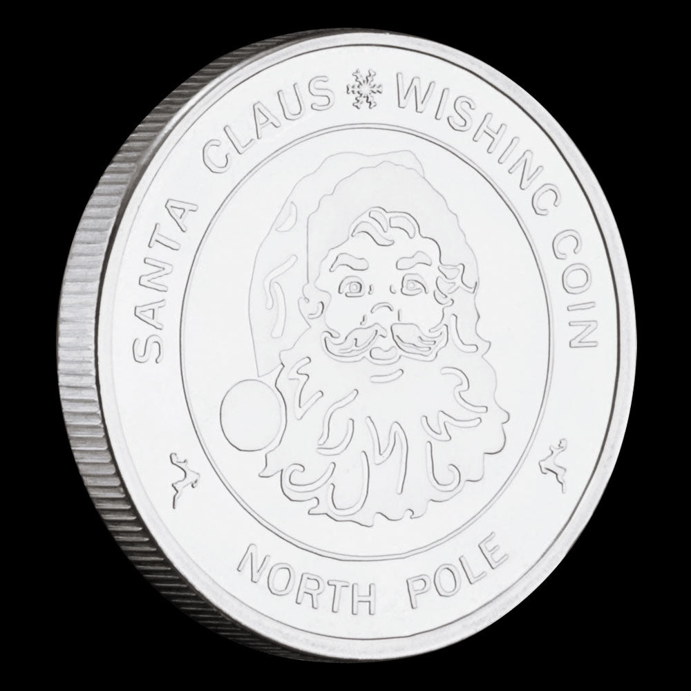 Santa Claus Wishing Coin Commemorative Coins Merry Christmas Souvenirs