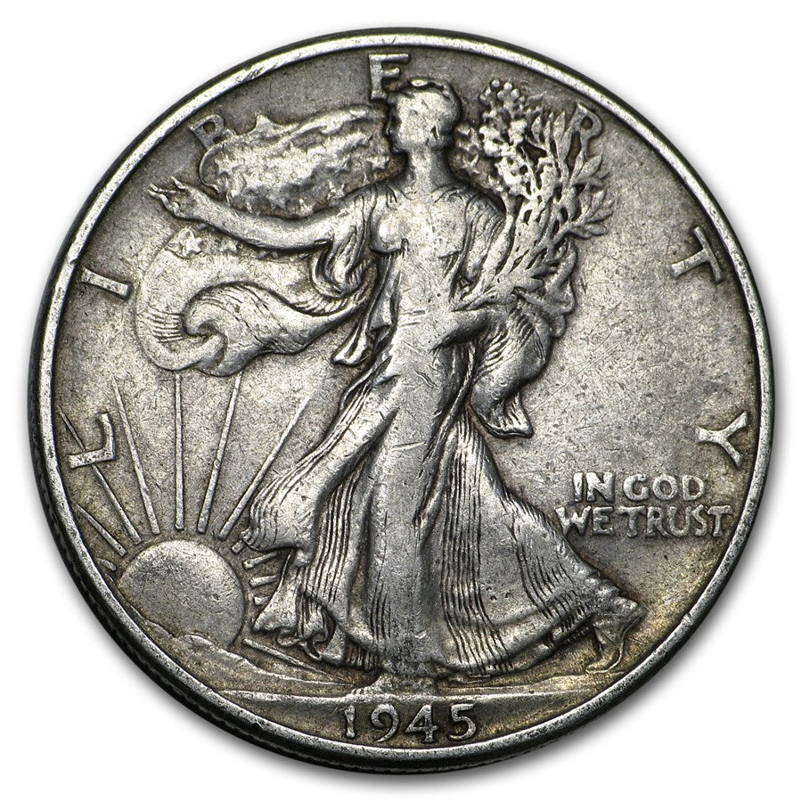 1945 Walking Liberty Half Dollar