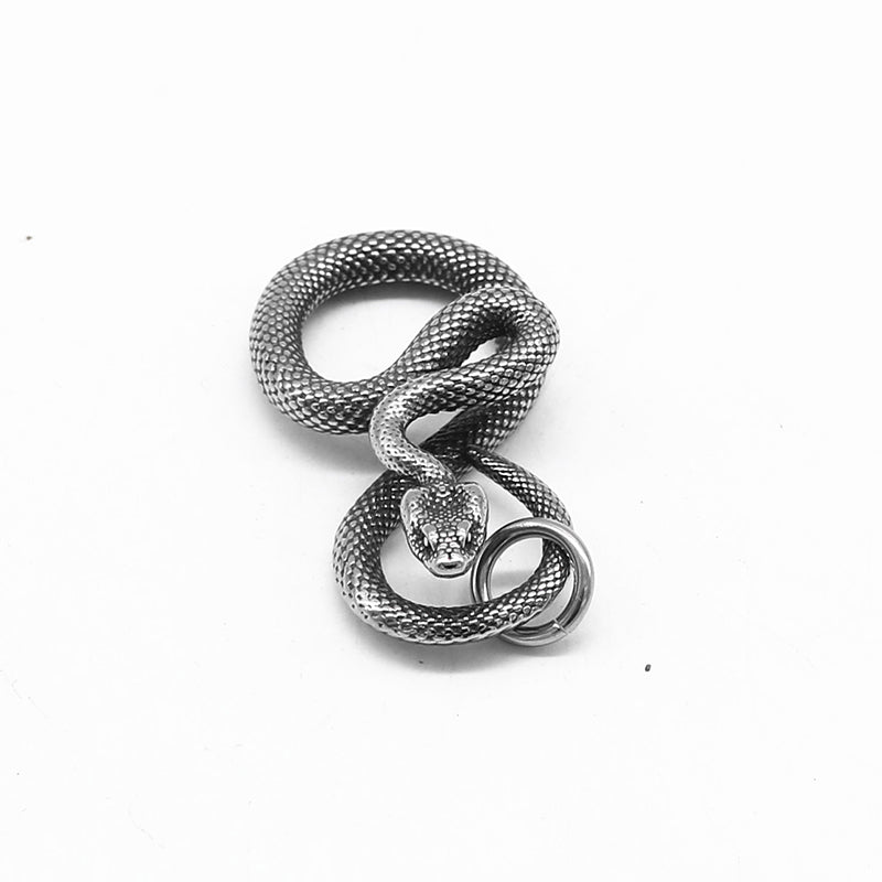 Hand-made Snake Pendant Necklace