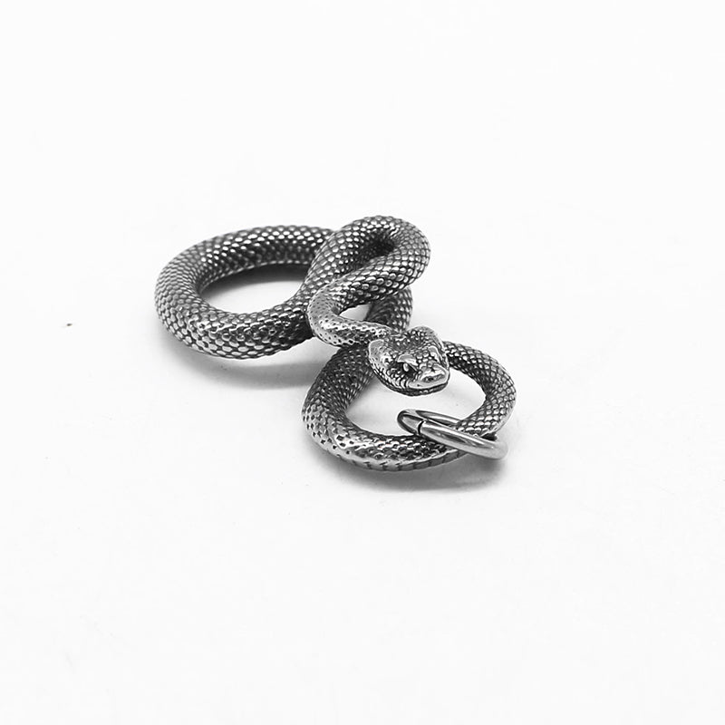 Hand-made Snake Pendant Necklace