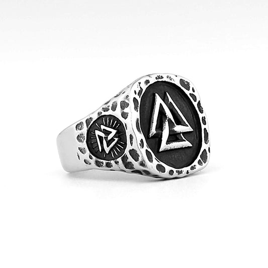 Viking Valknut Ring