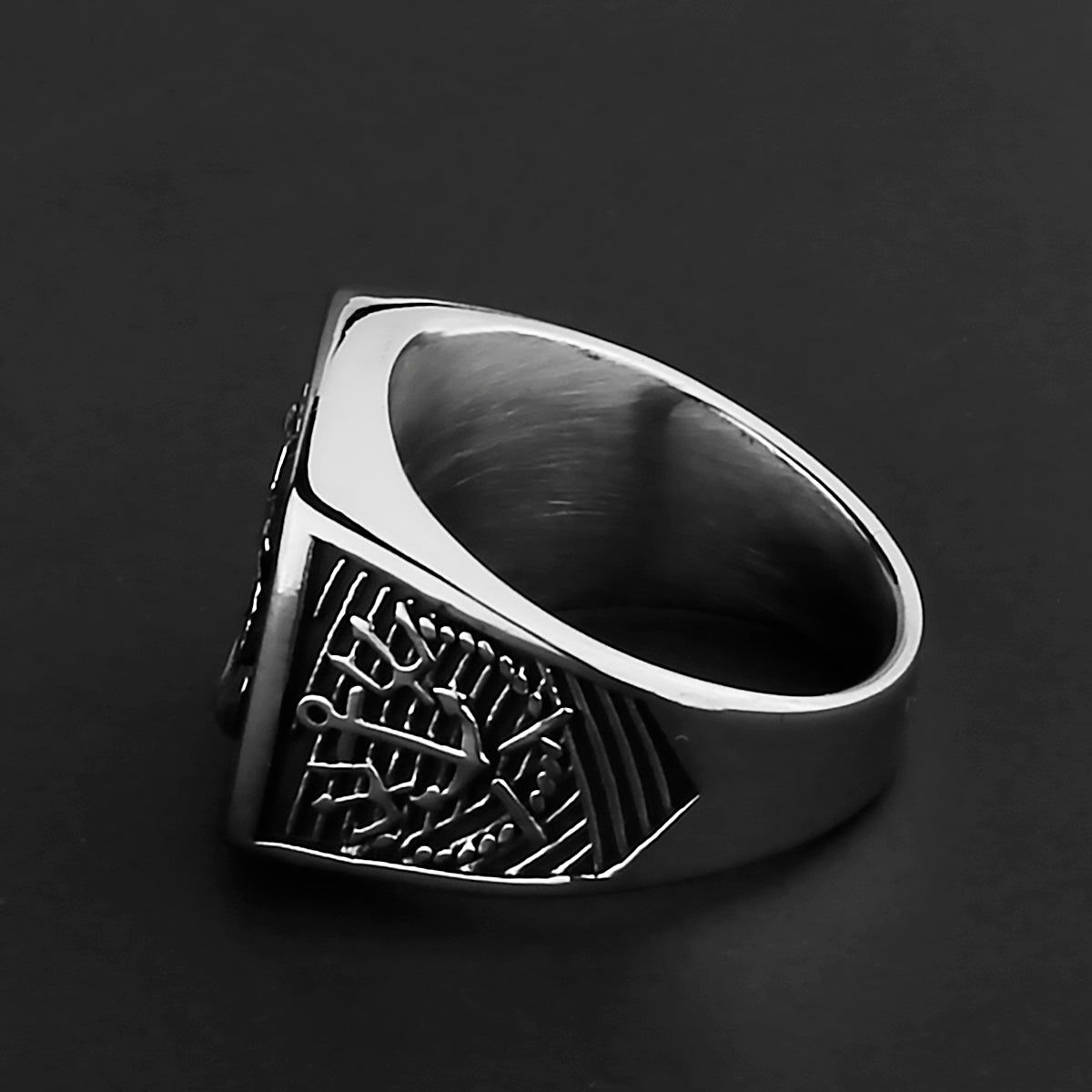 Viking Anchor Domineering Original Design Navy Style Ring