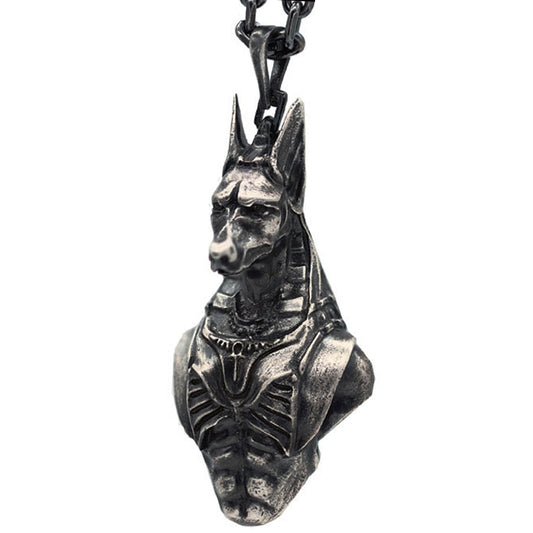 Arubis The Egyptian God of Death Pendant Handmade Retro Necklace