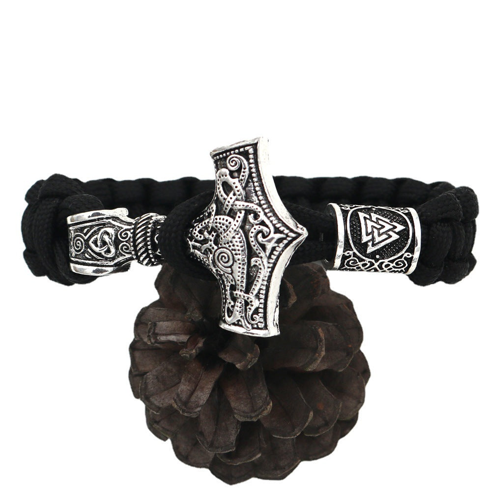 Viking Celtic Thor's Hammer Mjolnir Accessories Bracelets Valknut