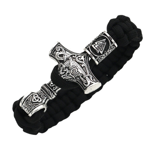 Viking Celtic Thor's Hammer Mjolnir Accessories Bracelets Valknut