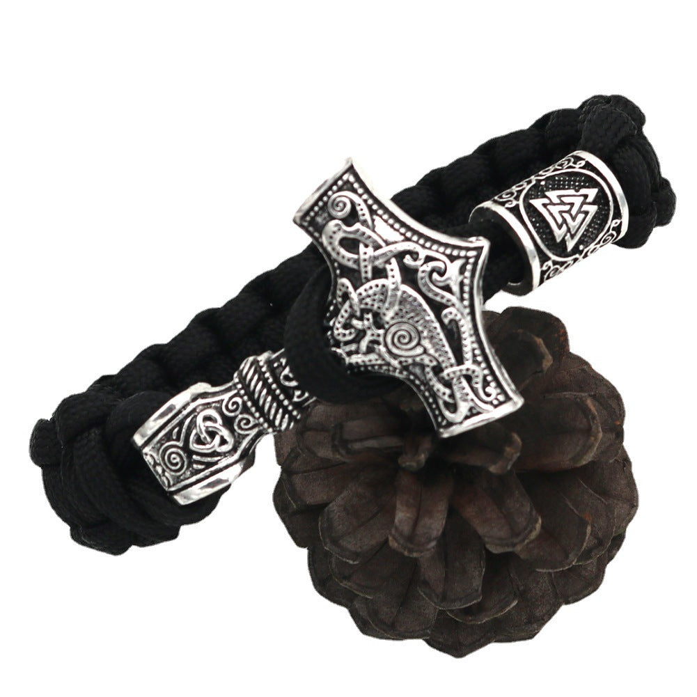 Viking Celtic Thor's Hammer Mjolnir Accessories Bracelets Valknut