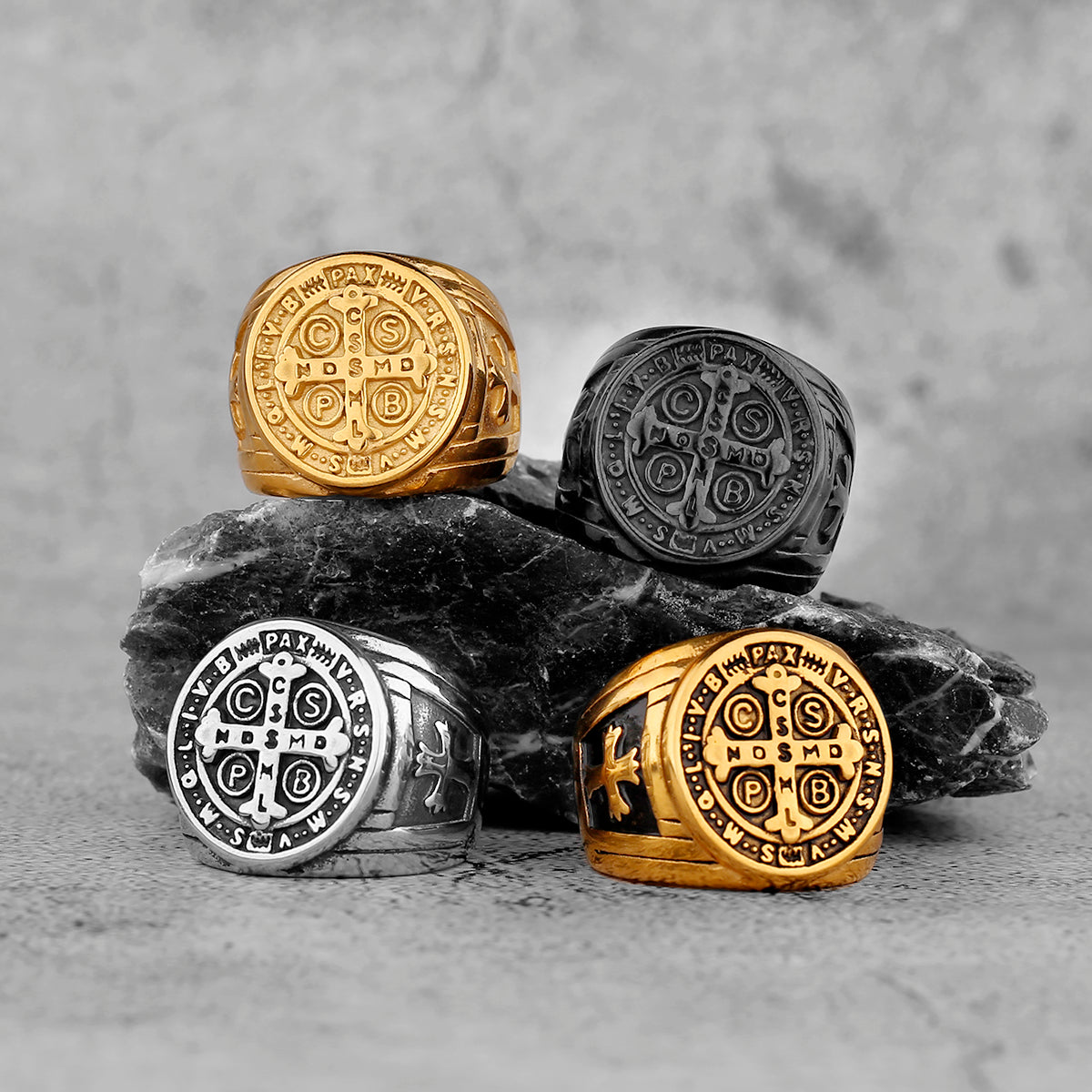 Saint Benedict Cspb Cross Rings