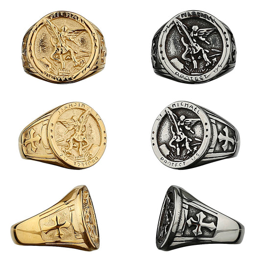 St. Michael's Protection American Religion Catholic Ring