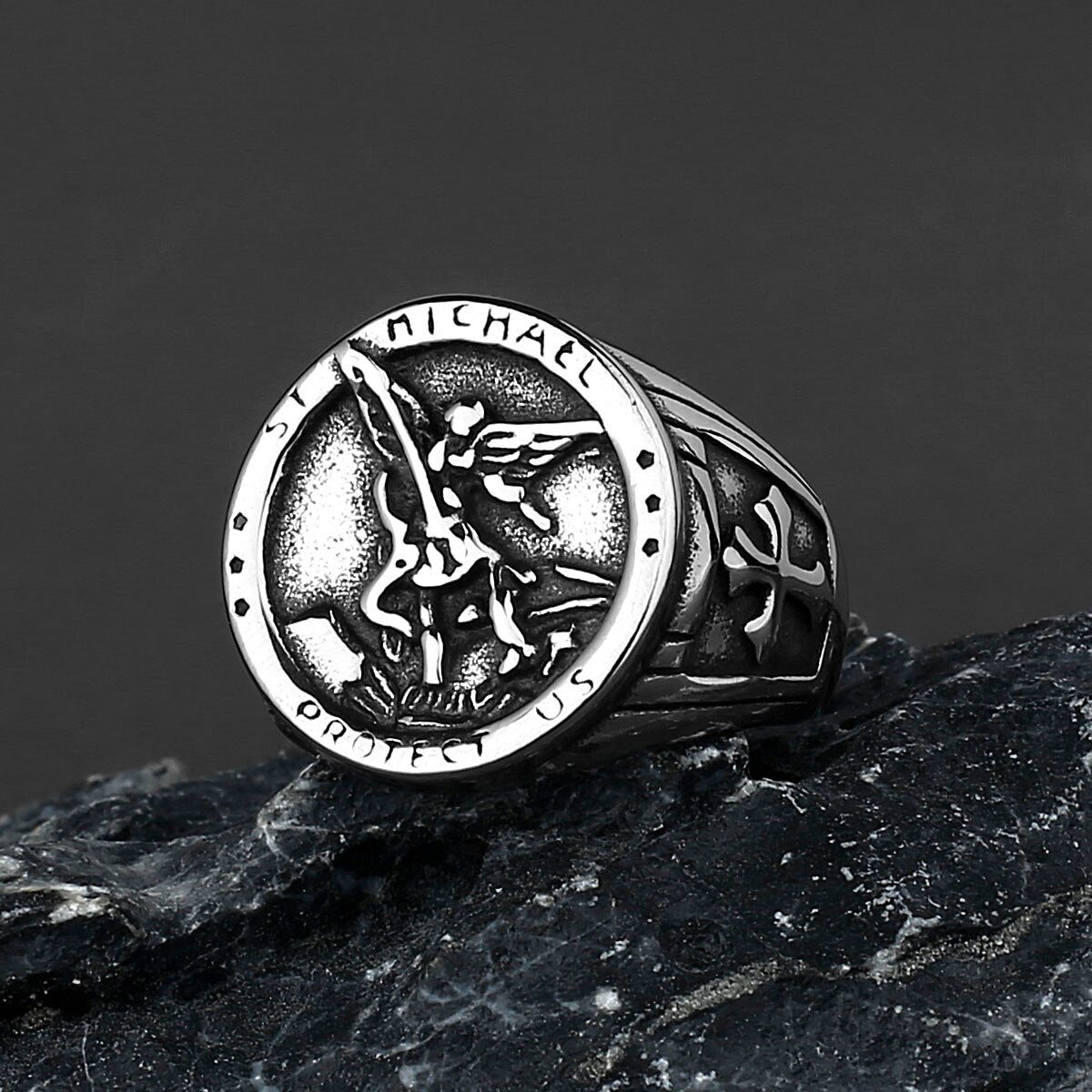 St. Michael's Protection American Religion Catholic Ring