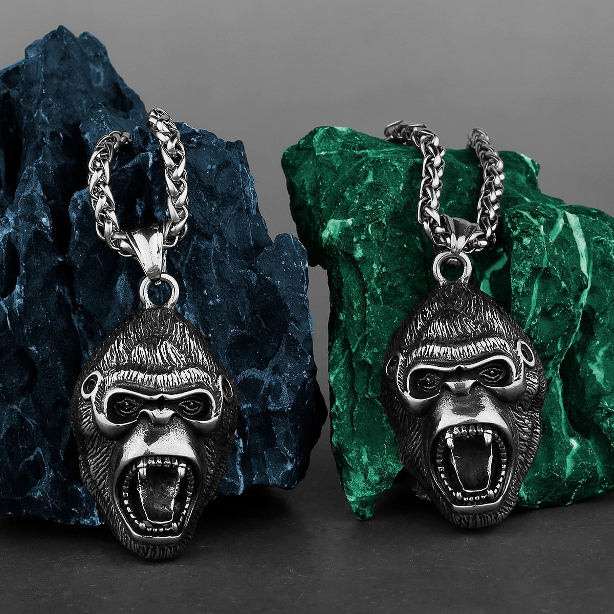 Gorilla pendant HipHop Punk Jewelry