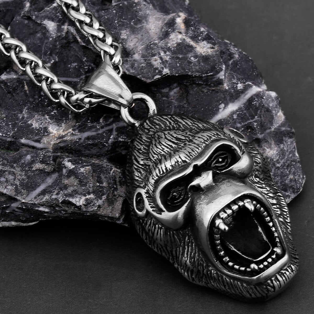 Gorilla pendant HipHop Punk Jewelry