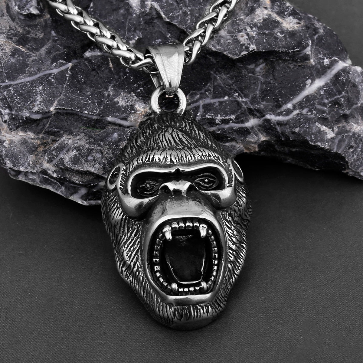 Gorilla pendant HipHop Punk Jewelry