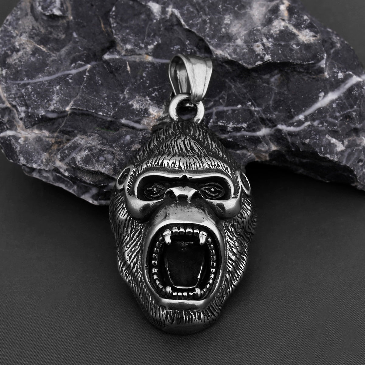 Gorilla pendant HipHop Punk Jewelry