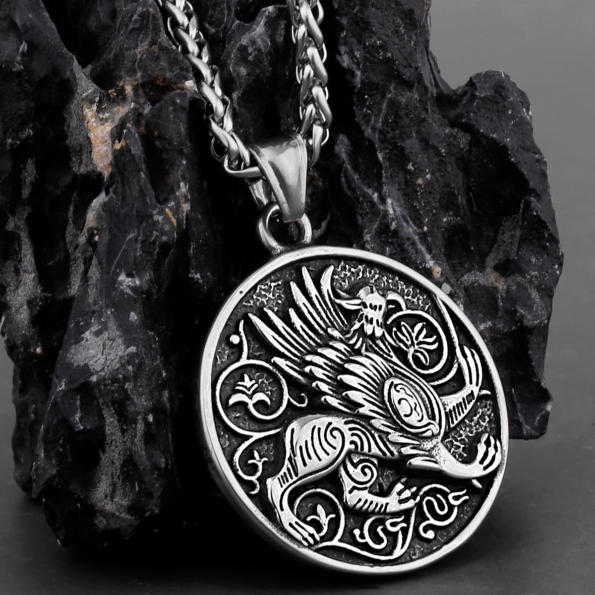 Greek Mythology Griffin Amulet Pendant Necklace