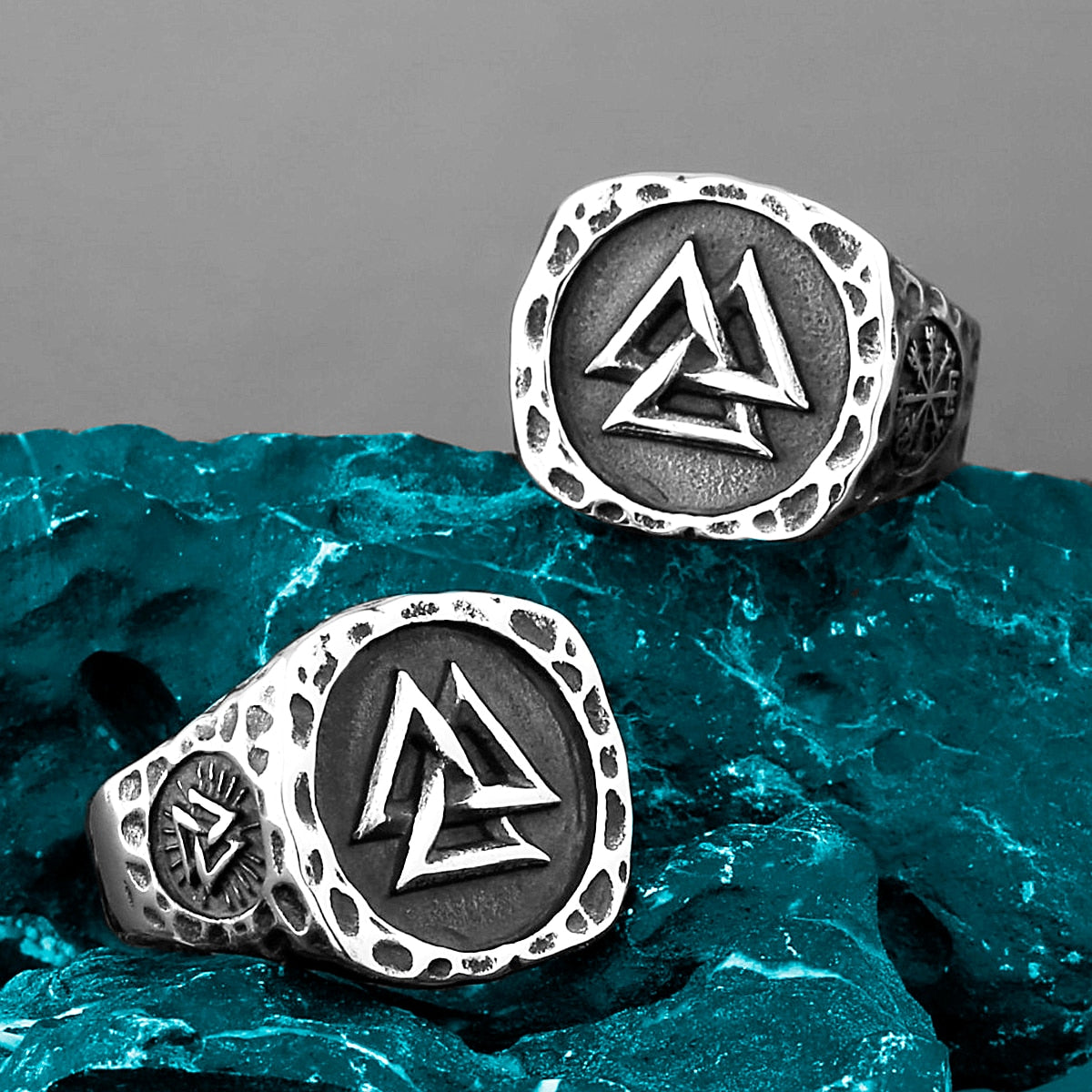 Viking Valknut Ring
