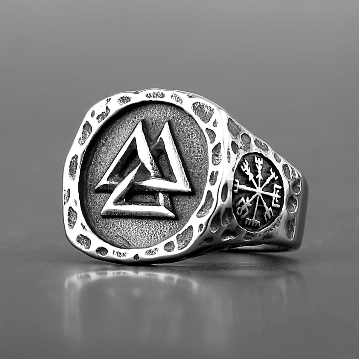 Viking Valknut Ring