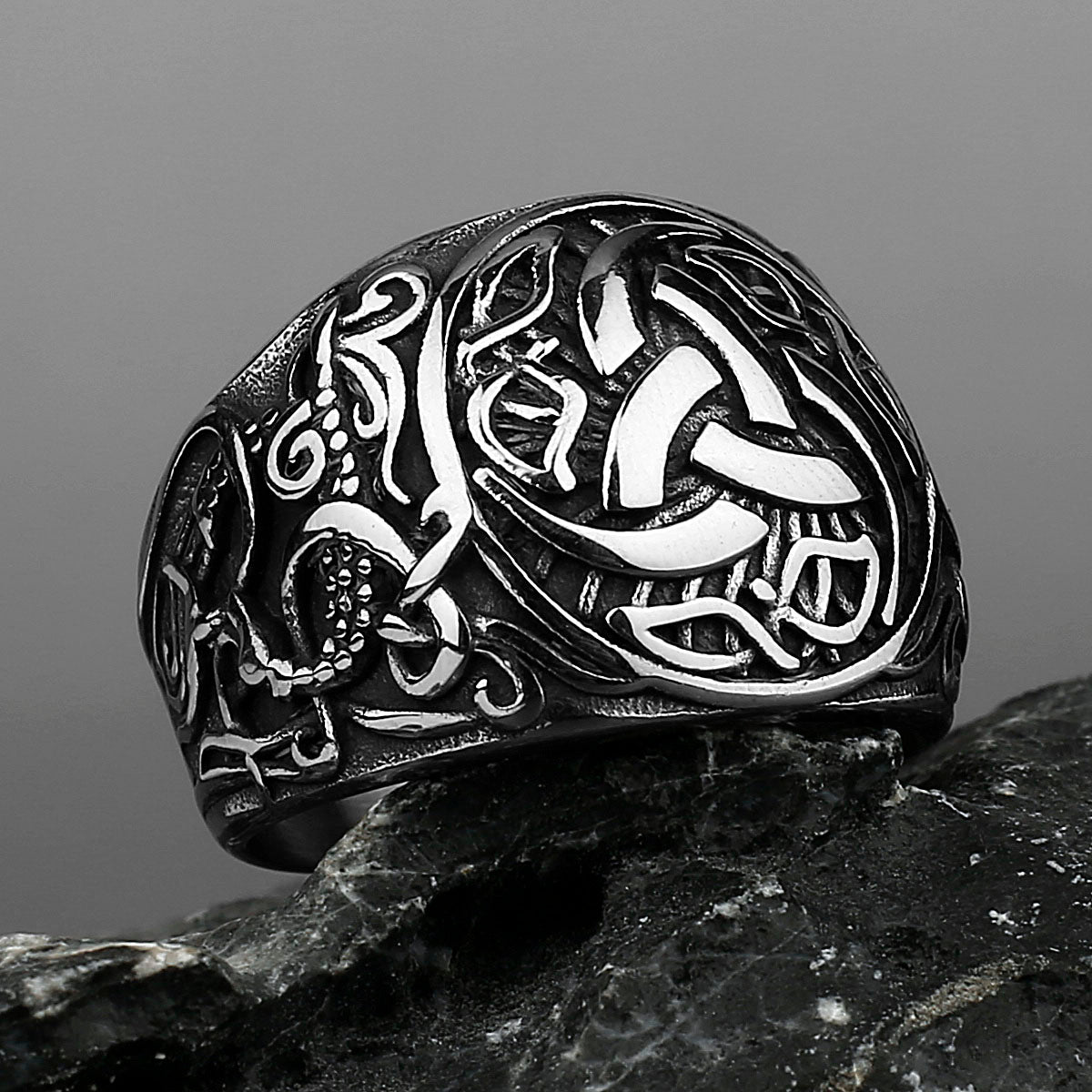 Odin's Horn Ring North Viking Jewelry