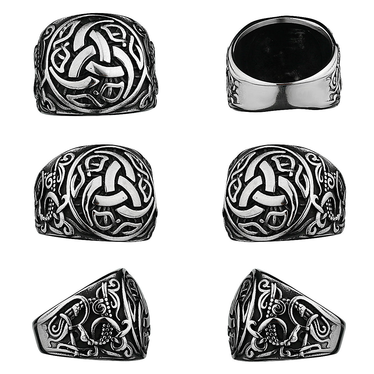 Odin's Horn Ring North Viking Jewelry