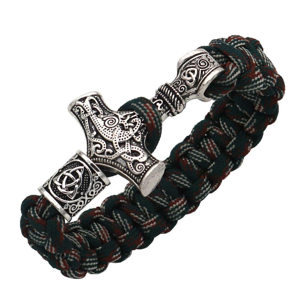 Viking Celtic Thor's Hammer Mjolnir Accessories Bracelets Triquetra