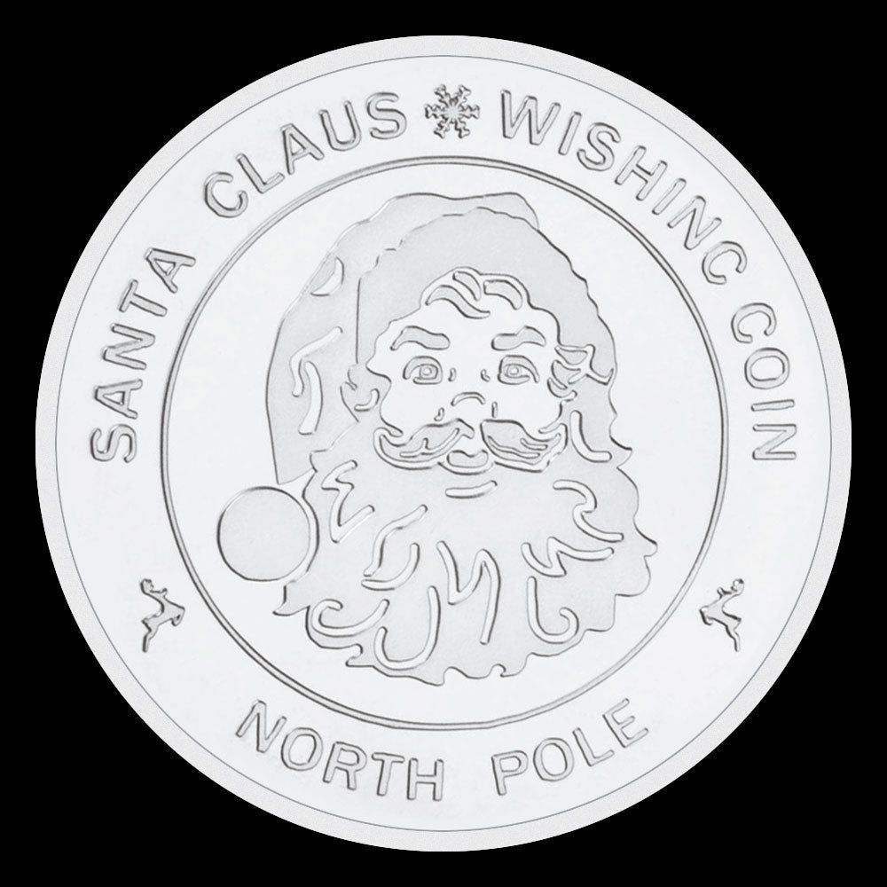 Santa Claus Wishing Coin Commemorative Coins Merry Christmas Souvenirs