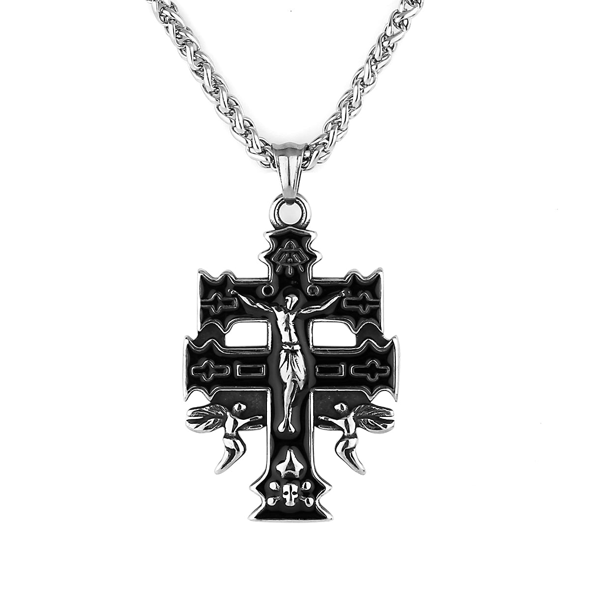 Patriarchal cross Pendant Necklace